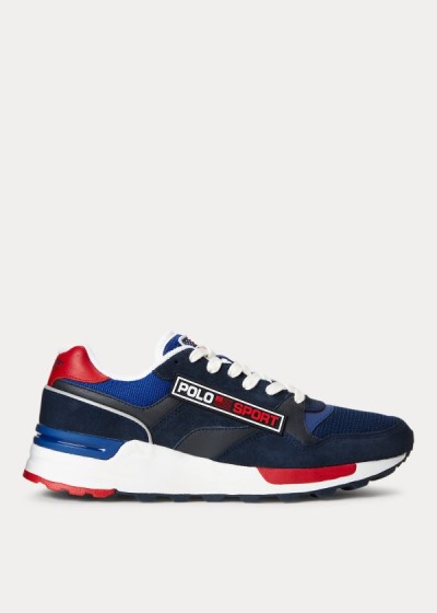 Zapatillas Polo Ralph Lauren Hombre Azul Marino - Trackster 100 - IMCQX3704